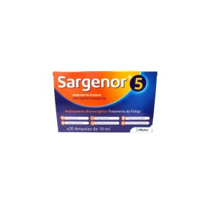 Sargenor 5 5000 mg/10 ml x20 amp beb Sargenor 5 5000 mg/10 ml x20 amp beb