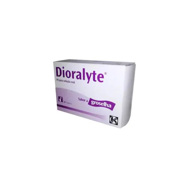 Dioralyte Sabor Groselha x20 pó solução oral saquetas Dioralyte Sabor Groselha x20 pó solução oral saquetas