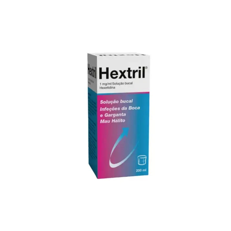 Hextril 1mg/ml Solução Bucal 200 ml Hextril 1mg/ml Solução Bucal 200 ml