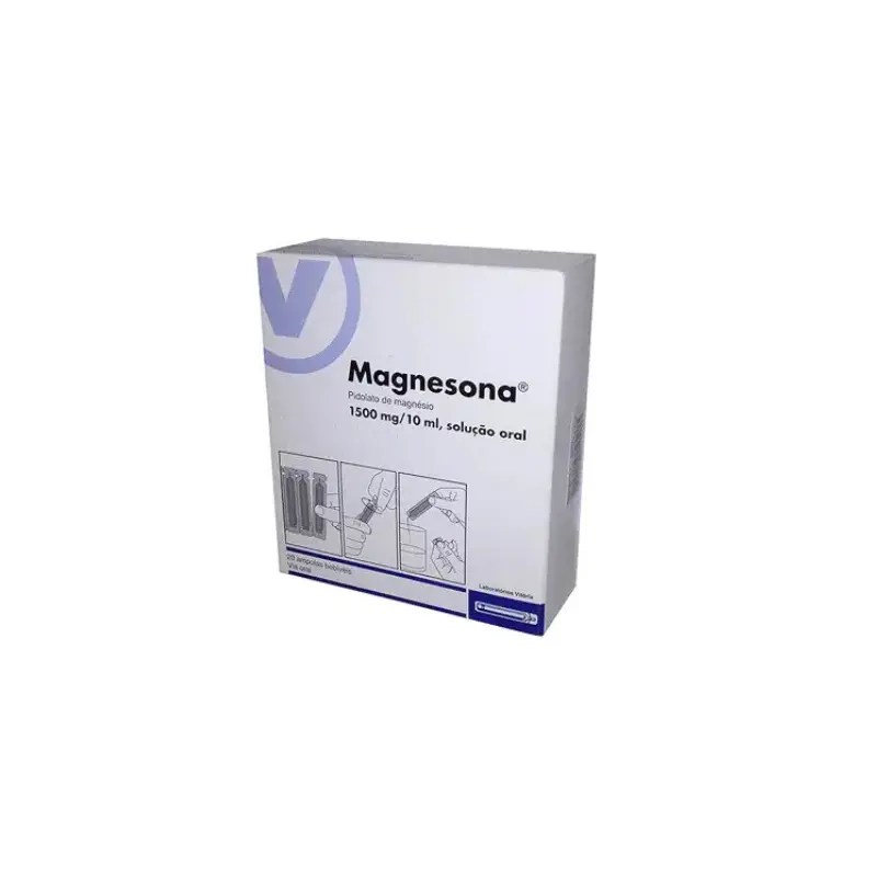 Magnesona 1500 mg/10 ml x 20 ampolas