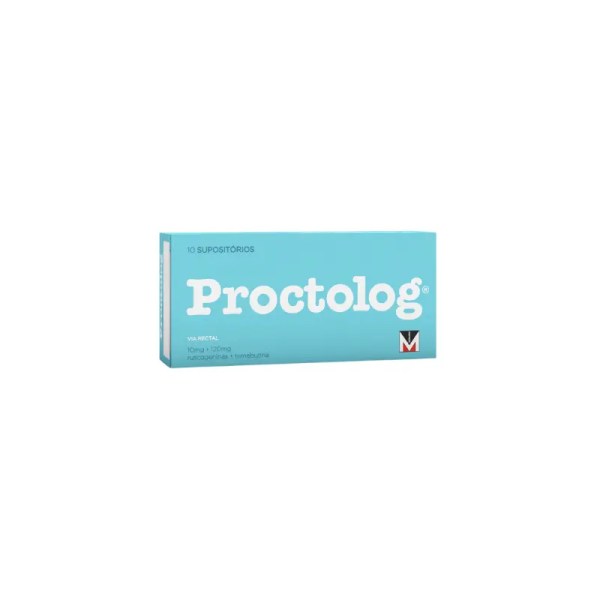 Proctolog 10/120 mg x10 supositórios Proctolog 10/120 mg x10 supositórios