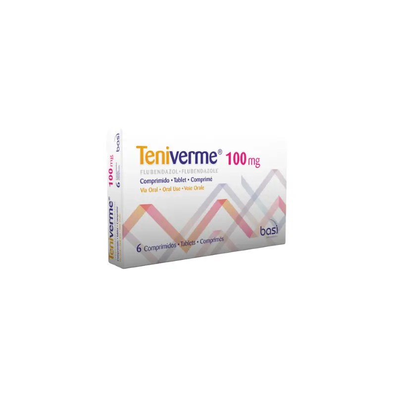 Teniverme 100 mg x6 comprimidos