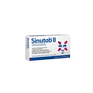 Sinutab II 500 30 mg x20 comprimidos Sinutab II 500 30 mg x20 comprimidos