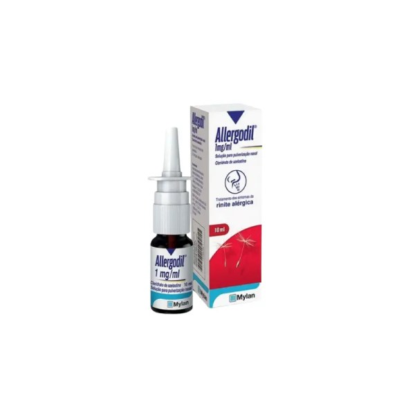 Allergodil 1 mg/ml-10 ml solução pulverização nasal Allergodil 1 mg/ml-10 ml solução pulverização nasal