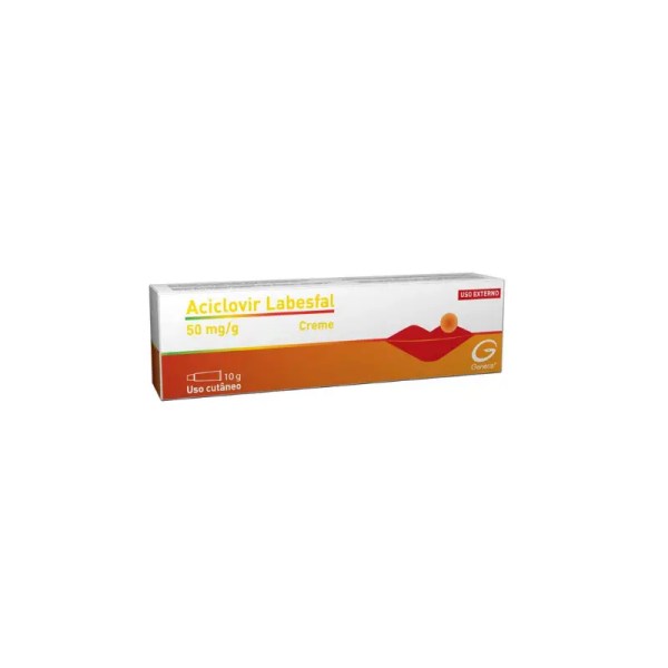 Aciclovir Labesfal 50 mg/g-10 g x 1 creme bisnaga Aciclovir Labesfal 50 mg/g-10 g x 1 creme bisnaga