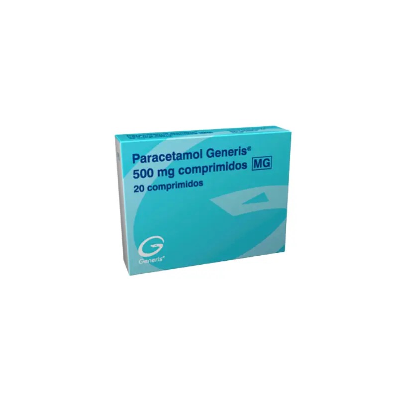 Paracetamol Generis MG 500 mg x20 Comprimidos Paracetamol Generis MG 500 mg x20 Comprimidos