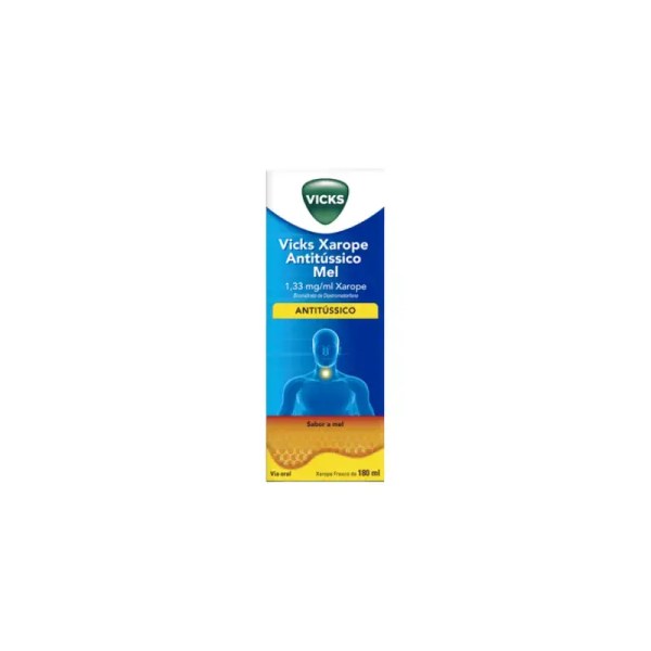 Vicks Xarope Antitussico Mel 180ml Vicks Xarope Antitussico Mel 180ml