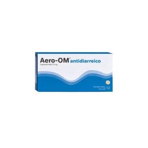 Aero-OM Antidiarreico 2 mg x12 comprimidos Aero-OM Antidiarreico 2 mg x12 comprimidos