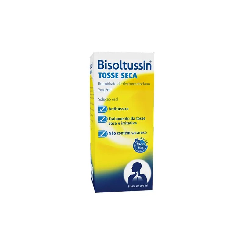 Bisoltussin Tosse Seca 2 mg/ml solução oral 200ml Bisoltussin Tosse Seca 2 mg/ml solução oral 200ml
