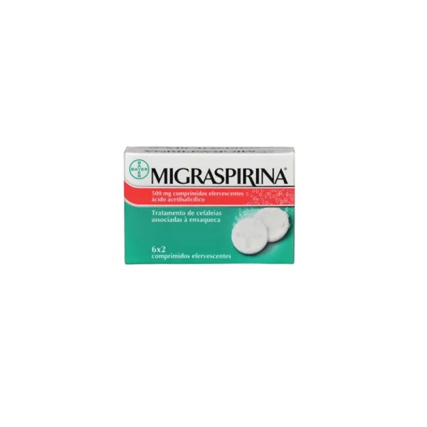 Migraspirina 500 mg x12 Comprimidos Efervescentes Migraspirina 500 mg x12 Comprimidos Efervescentes