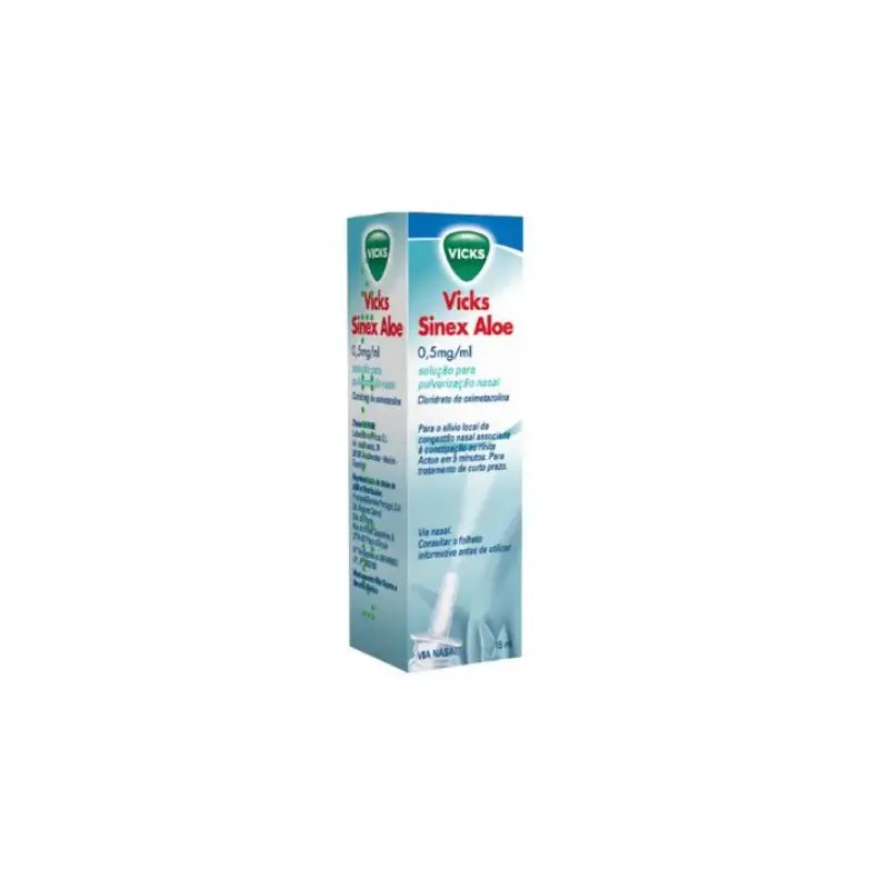 Vicks Sinex Aloé 0.5mg/ml 15ml Vicks Sinex Aloé 0.5mg/ml 15ml