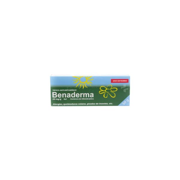 Benaderma, 20 mg/g-50 g x 1 gel bisnaga Benaderma, 20 mg/g-50 g x 1 gel bisnaga