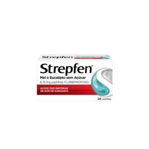 Strepfen Mel e Eucalipto sem açúcar x24 Strepfen Mel e Eucalipto sem açúcar x24