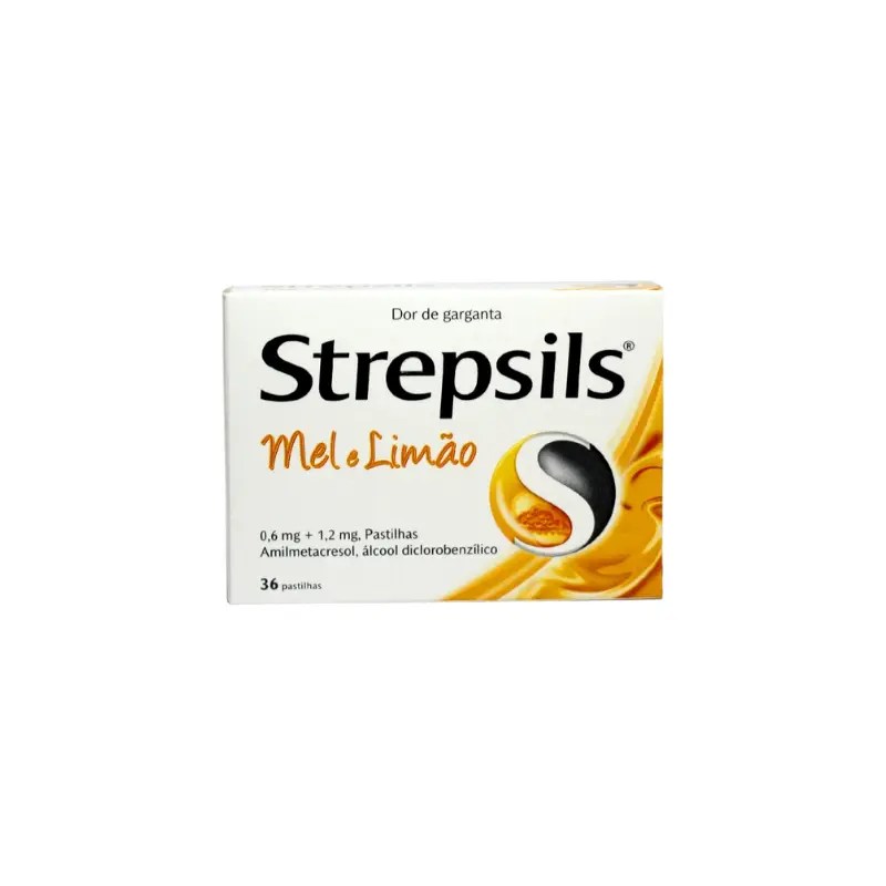 Strepsils Mel e Limão x36 Strepsils Mel e Limão x36