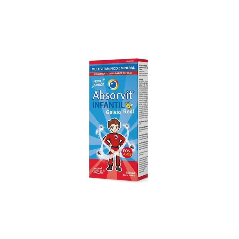 Absorvit Infantil Geleia Real 150 mL – Suporte Nutricional para Crianças