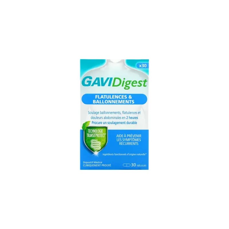 GaviDigest Gases e Inchaço Cáps X30
