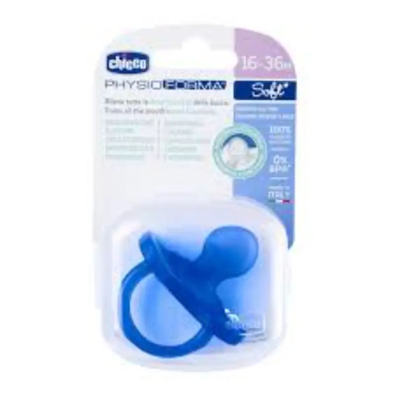 Chupeta Chicco Soft Azul silicone 16-36m+