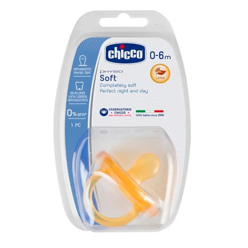 Chupeta Chicco Soft látex de borracha 0-6m