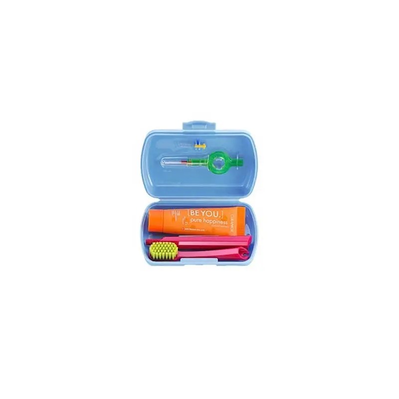 Curaprox Viagem Kit Happiness Azul