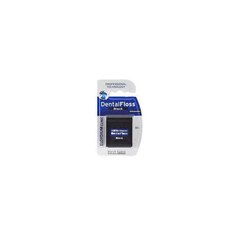 Elgydium Clinic Fita Dentária Black com Clorohexidina
