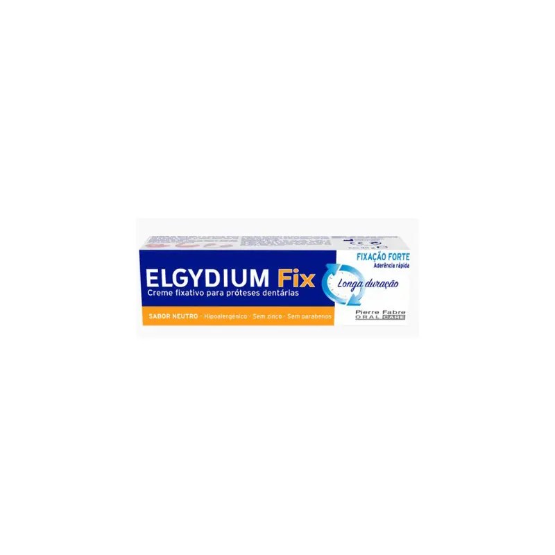 Elgydium Fix Creme Fixativo Próteses Dentárias Forte