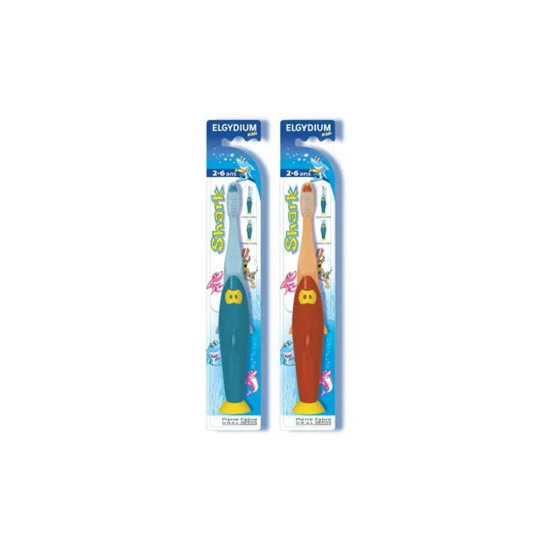 Elgydium Kids Shark Escova de Dentes Criança 2 a 6 anos