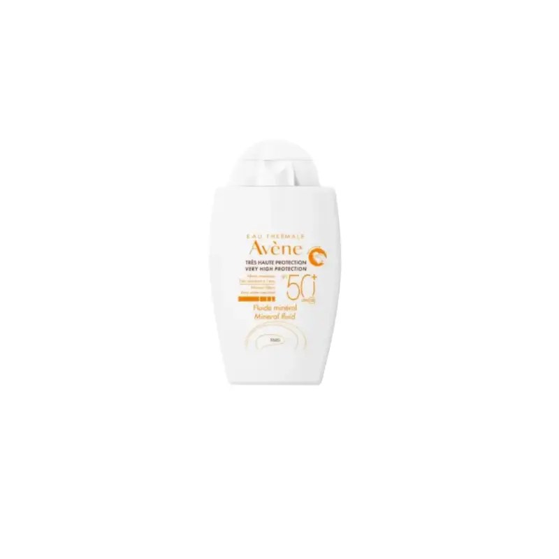 Avène Protetor Solar Rosto Fluído Mineral SPF 50+ Pele Sensível