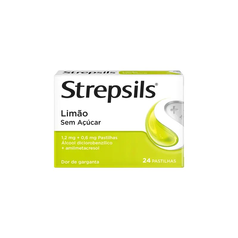 Strepsils Limão Sem Açúcar 24un