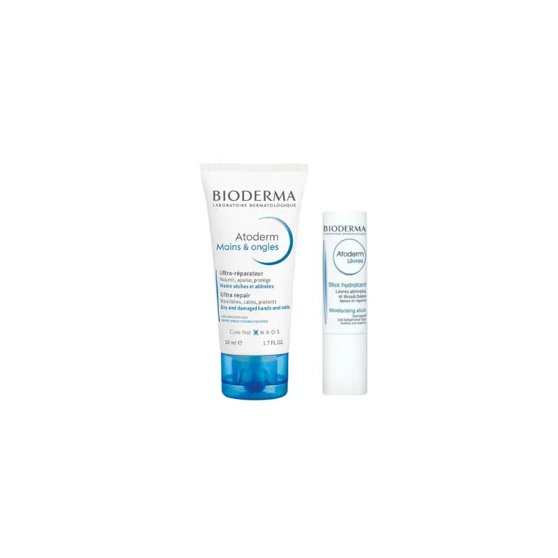 Bioderma Atoderm Creme Mãos 50 + Oferta Stick Labial 4G