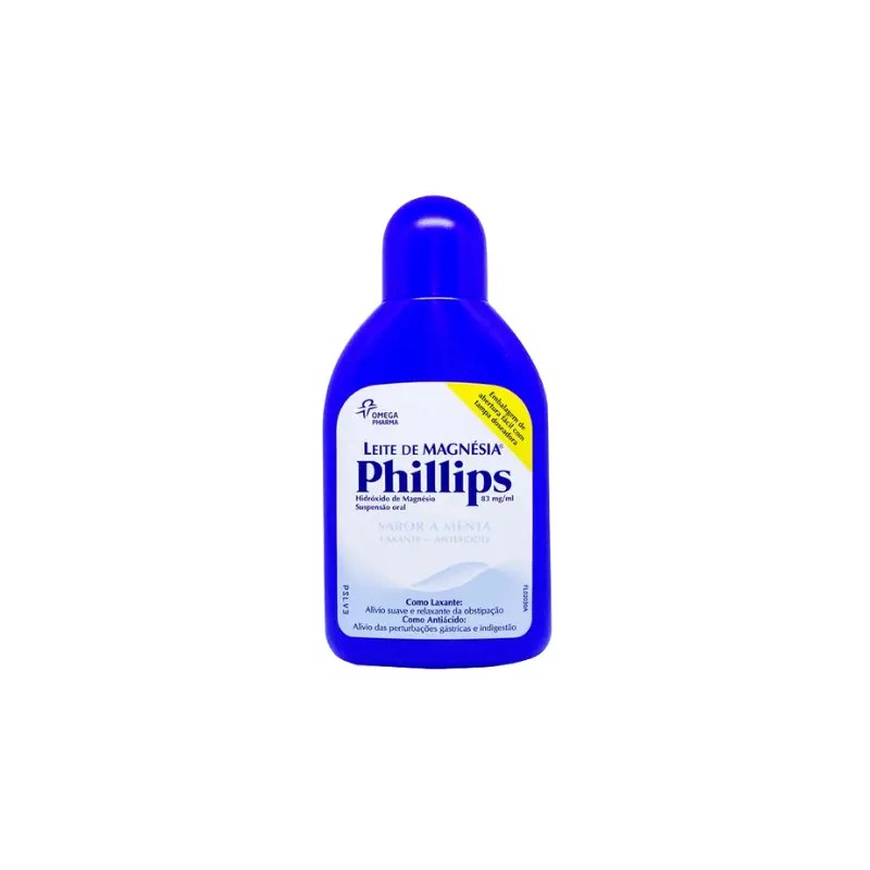 Leite Magnesia Phillips 83 mg/ml 200ml suspensão oral