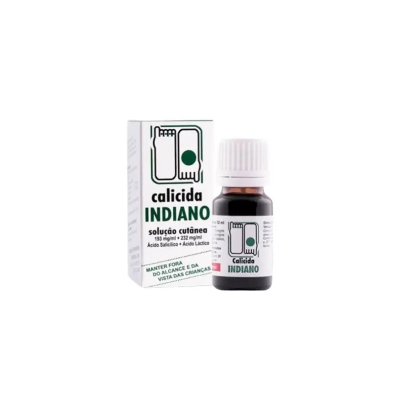 Calicida Indiano 232/193 mg/ml sol. cutânea 12ml