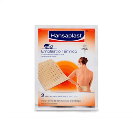 Hansaplast Emplastro Térmico, 4,8 mg/unidade x 2 unidades