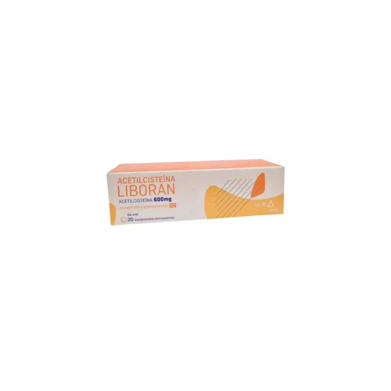 Acetilcisteína Liboran 600mg Comprimidos Efervescentes