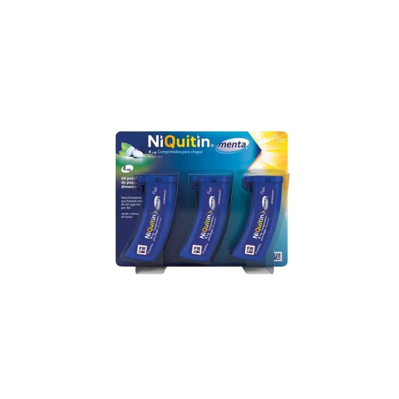 Niquitin Menta 4mg x60 Comprimidos