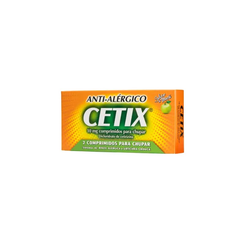 Cetix 10 mg x7 comp chupar