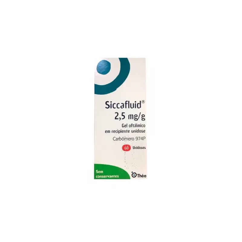 Siccafluid 2,5mg/g Gel Oftálmico x60