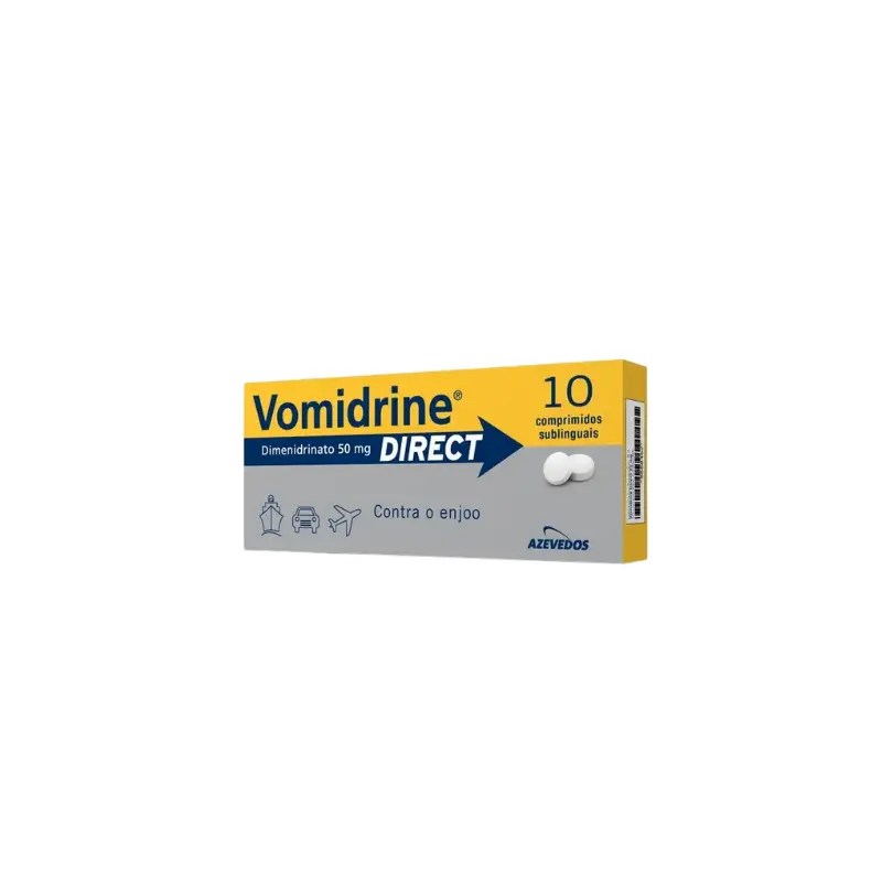 Vomidrine Direct 50mg x10 comprimidos