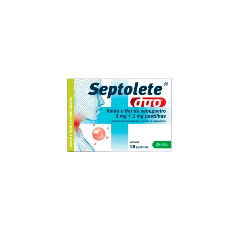 Septolete Duo Limão e Flor de Sabugueiro 3/1mg x16