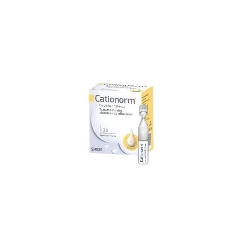 Cationorm Emulsão Oftálmica 0,4ml x30 Monodoses
