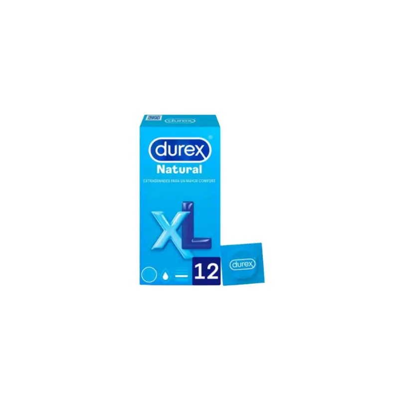 Durex Preservativos Natural XL 12 Unidades