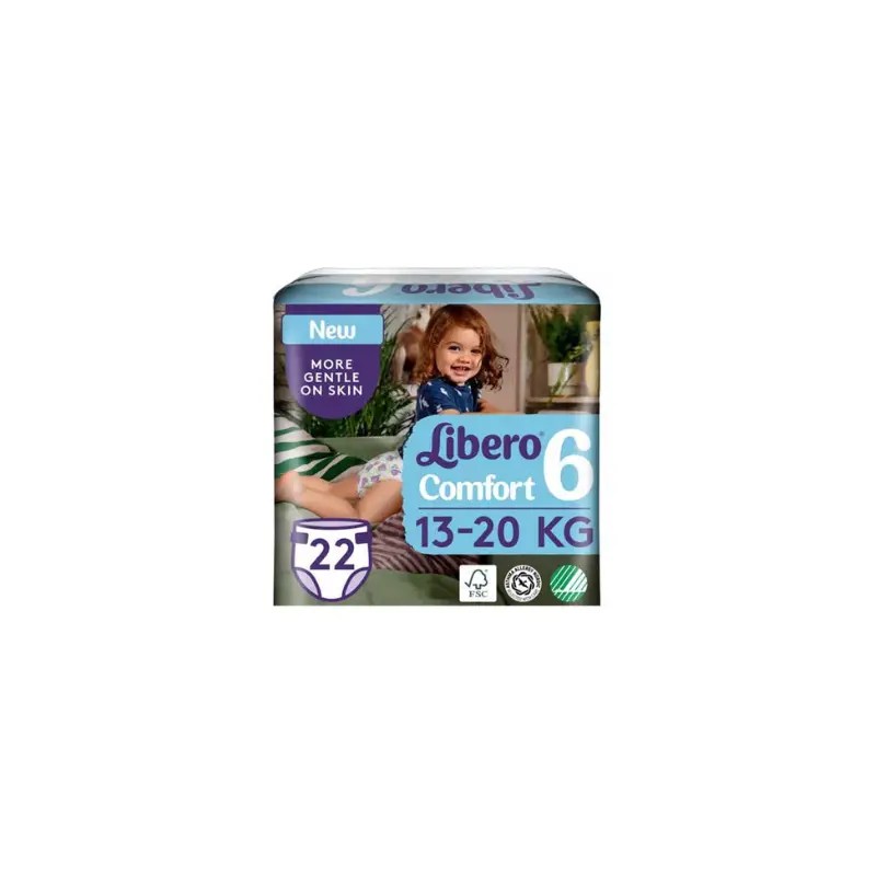 Libero Comfort 6 Fraldas 13-20 Kg x22