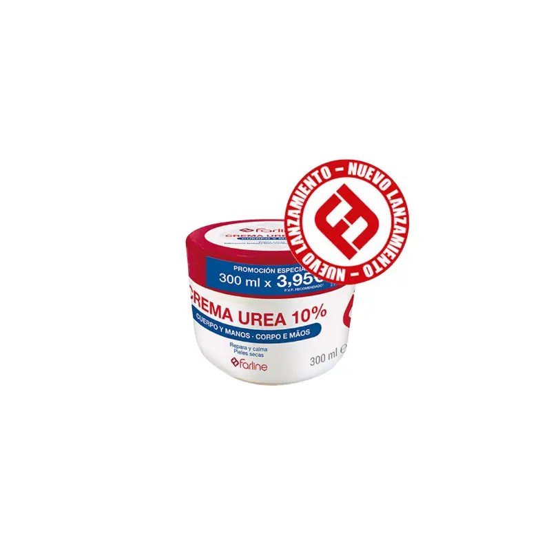 Farline Creme Ureia10% Corpo/Mãos 300ml