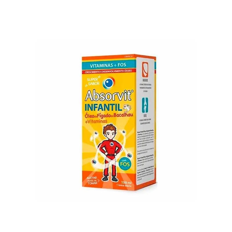 Absorvit Infantil Óleo de Fígado de Bacalhau + Vitaminas 150ml