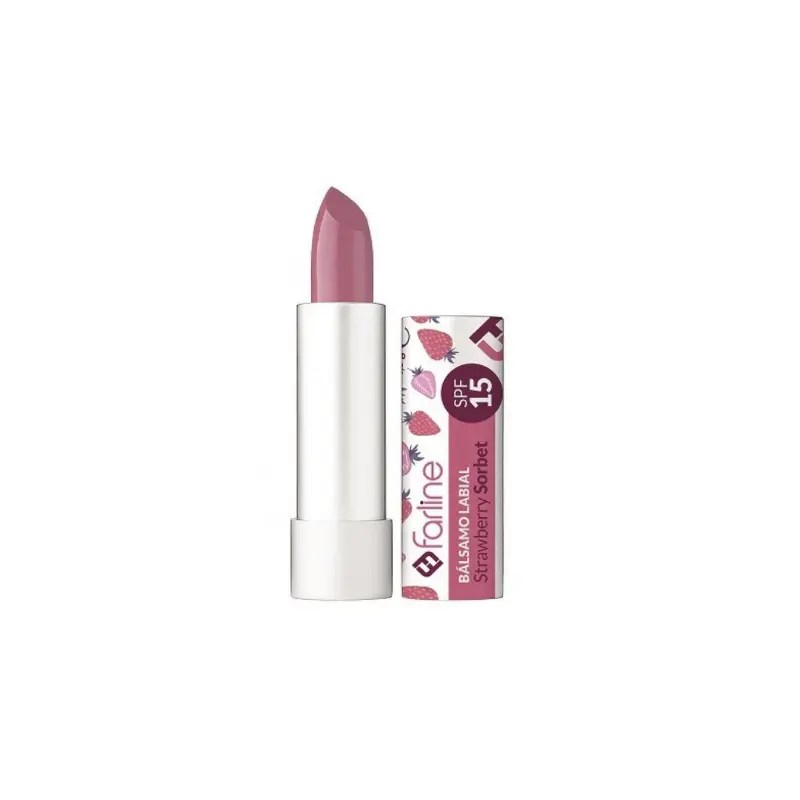 Farline Balsamo Labial Morango Spf15 45g