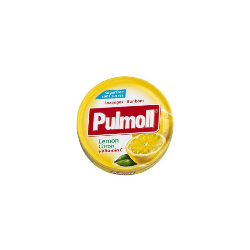 Pulmoll Limão + Vitamina C Pastilhas Sem Açúcar 45gr