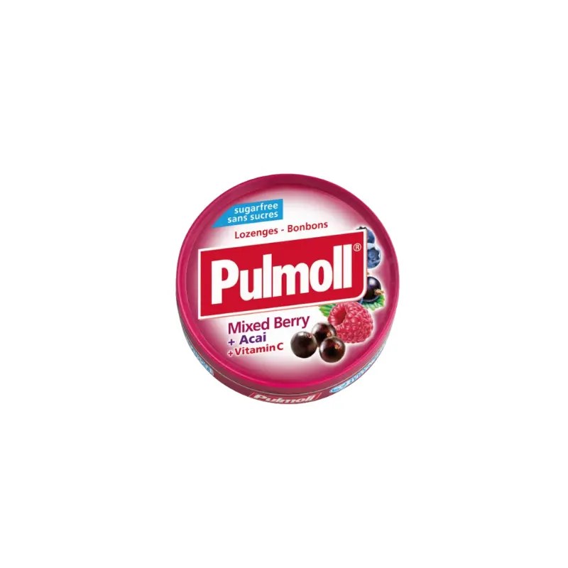 Pulmoll Frutos Silvestres C Pastilhas Sem Açúcar 45gr