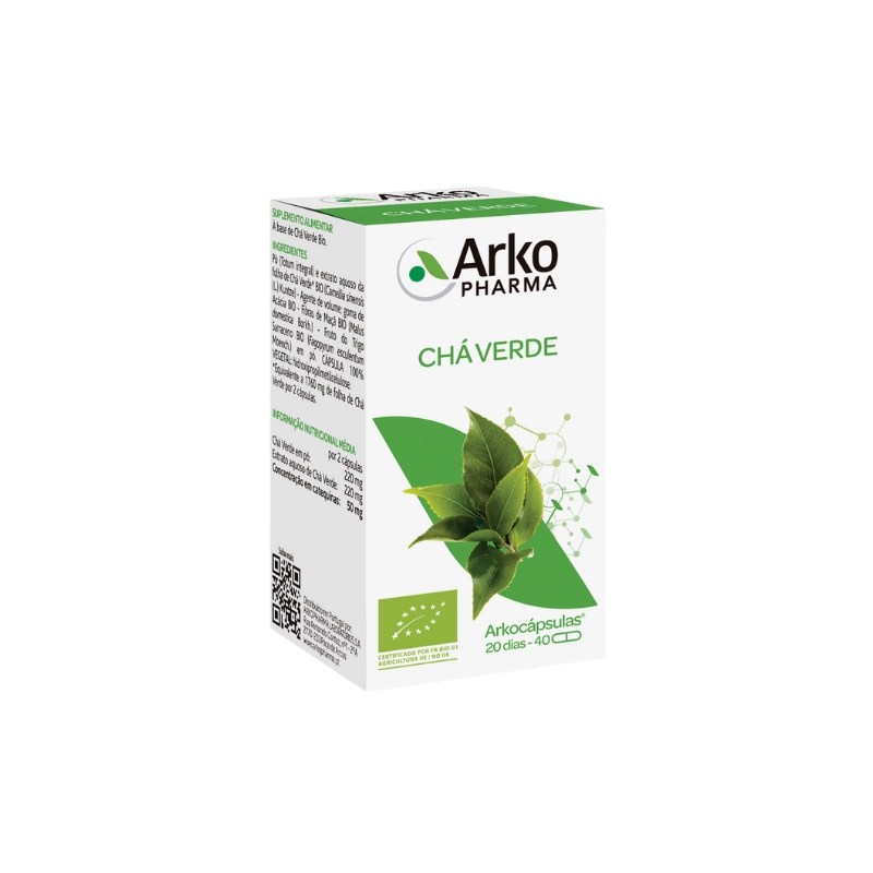 Arkocapsulas Cha Verde Bio 40 Cápsulas