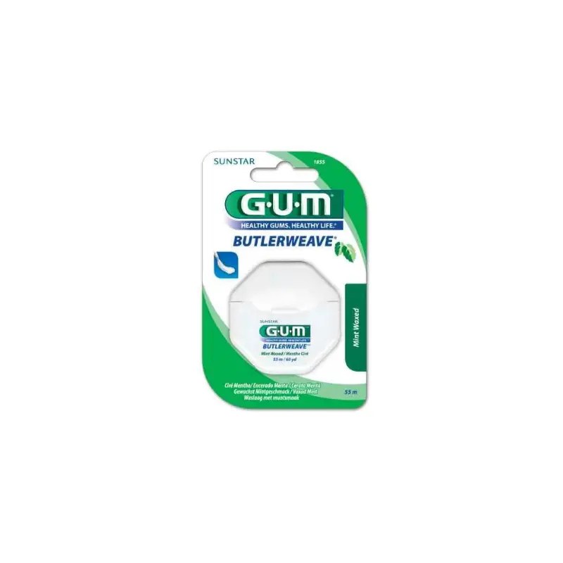 Gum Fio Dentário Sabor a Menta 1855 Encerado 55m