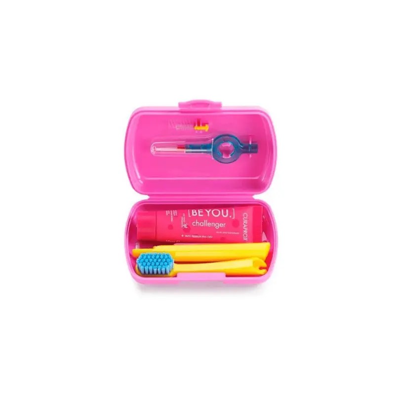 Curaprox Be You Kit Viagem Challenger Rosa