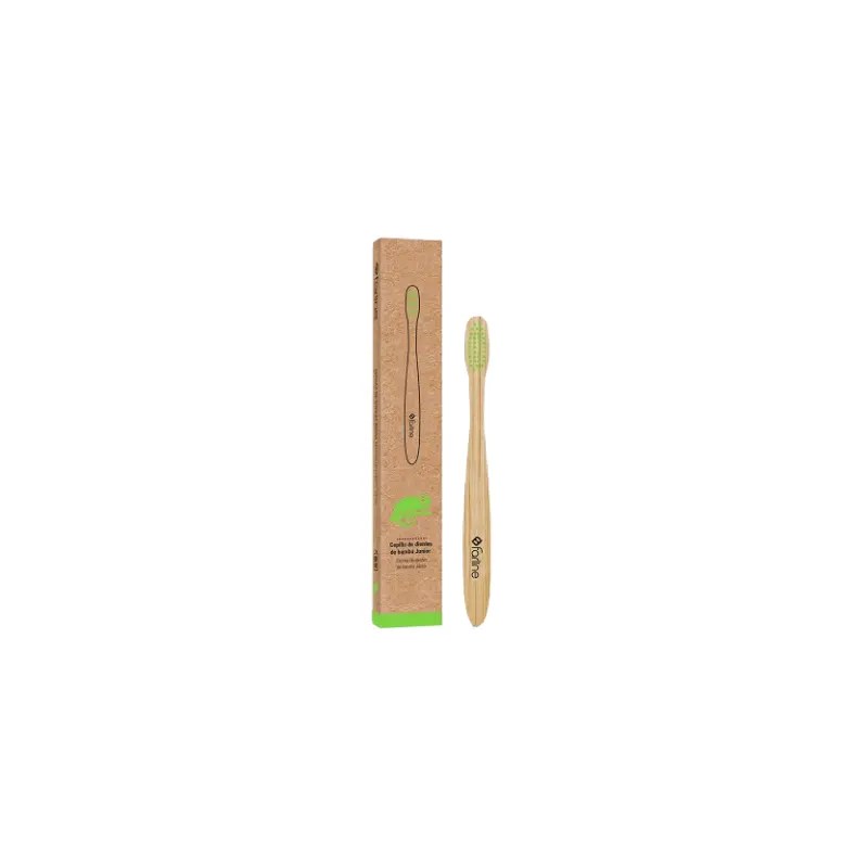 Farline Junior Esc Dentes Bambu Verde